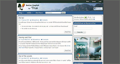 Desktop Screenshot of betterenglishforthai.net