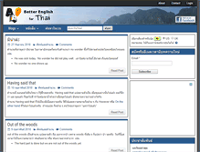 Tablet Screenshot of betterenglishforthai.net